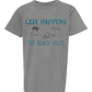Life Happens The Beach Helps - Comfort Colors - Heavyweight Youth Tee - Neutral Colors & Blues