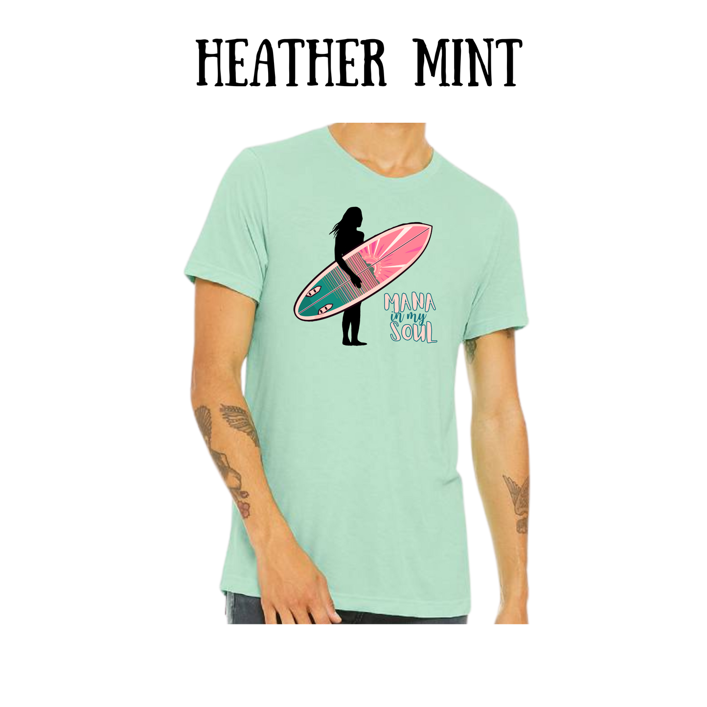 VP - Mana in My Soul - unisex Tee - Greens