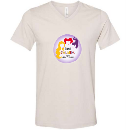 HP - Calming Circle - Unisex V-Neck - Neutral Colors
