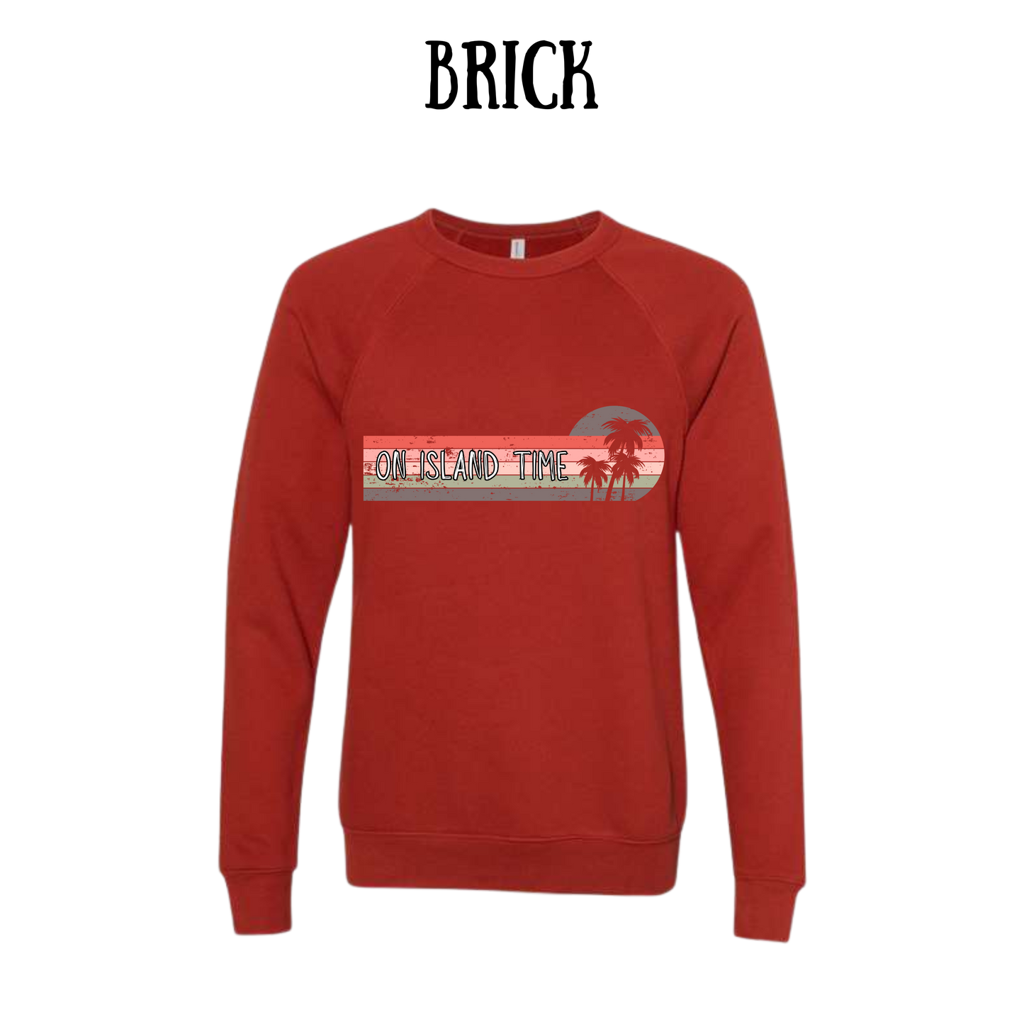 VP - On Island Time - Sponge Fleece Raglan Sweatshirt - Assorted Colors