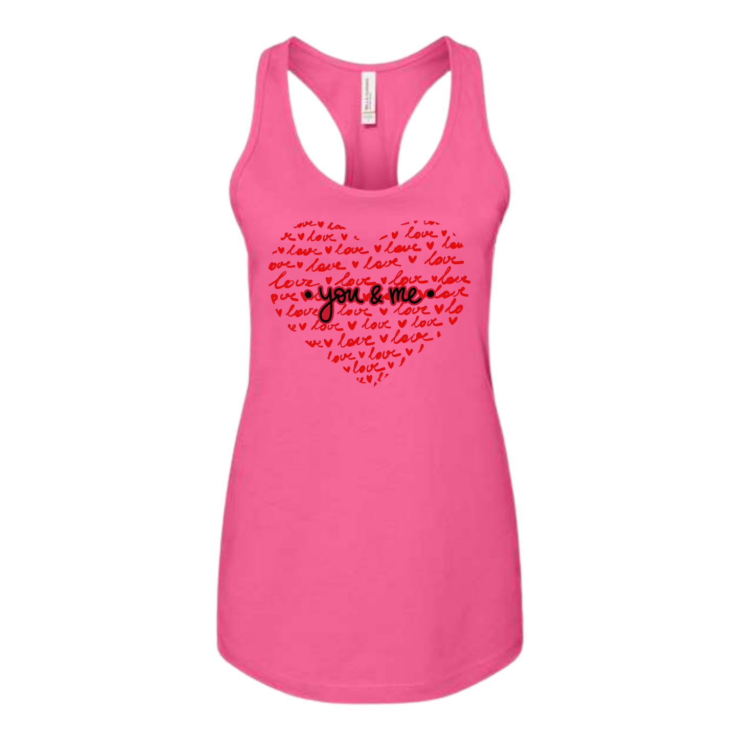You & Me - Bella+Canvas - Women's Jersey Racerback Tank
