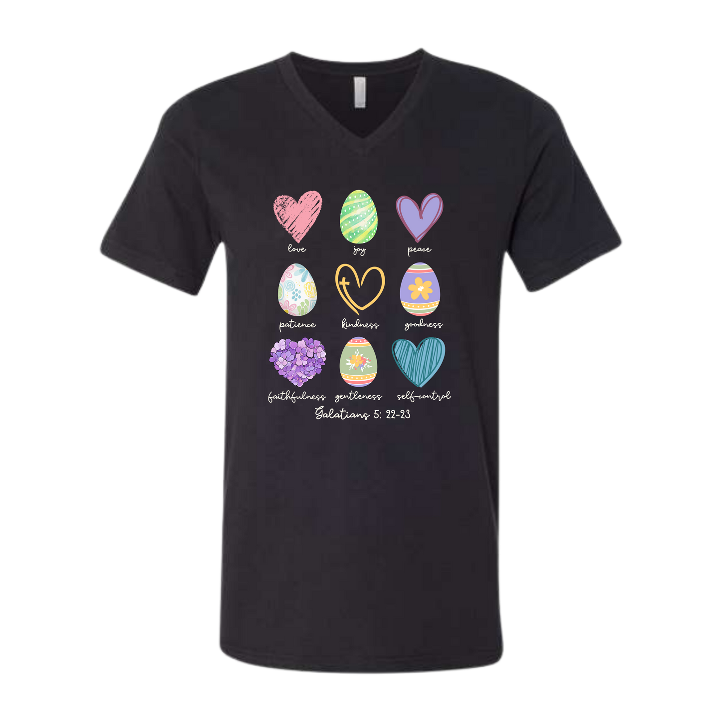 Galatians 5 - Easter - Bella+Canvas - Unisex V-Neck - Neutral Colors