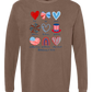 Galatians 5 - Patriotic - Comfort Colors - Heavyweight Long Sleeve Tee - Neutral Colors