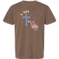 Loves Jesus & America too - Comfort Colors - Heavyweight Unisex Tee - Neutral Colors