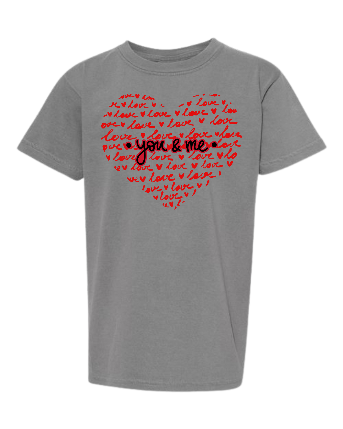 You & Me - Comfort Colors - Heavyweight Youth Tee - Neutral Colors & Blues