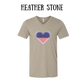 PP - One Nation One Heart - Unisex V-Neck - Neutral Colors