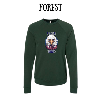 PP - Free Bird - Sponge Fleece Raglan Sweatshirt - Greens, Neutrals