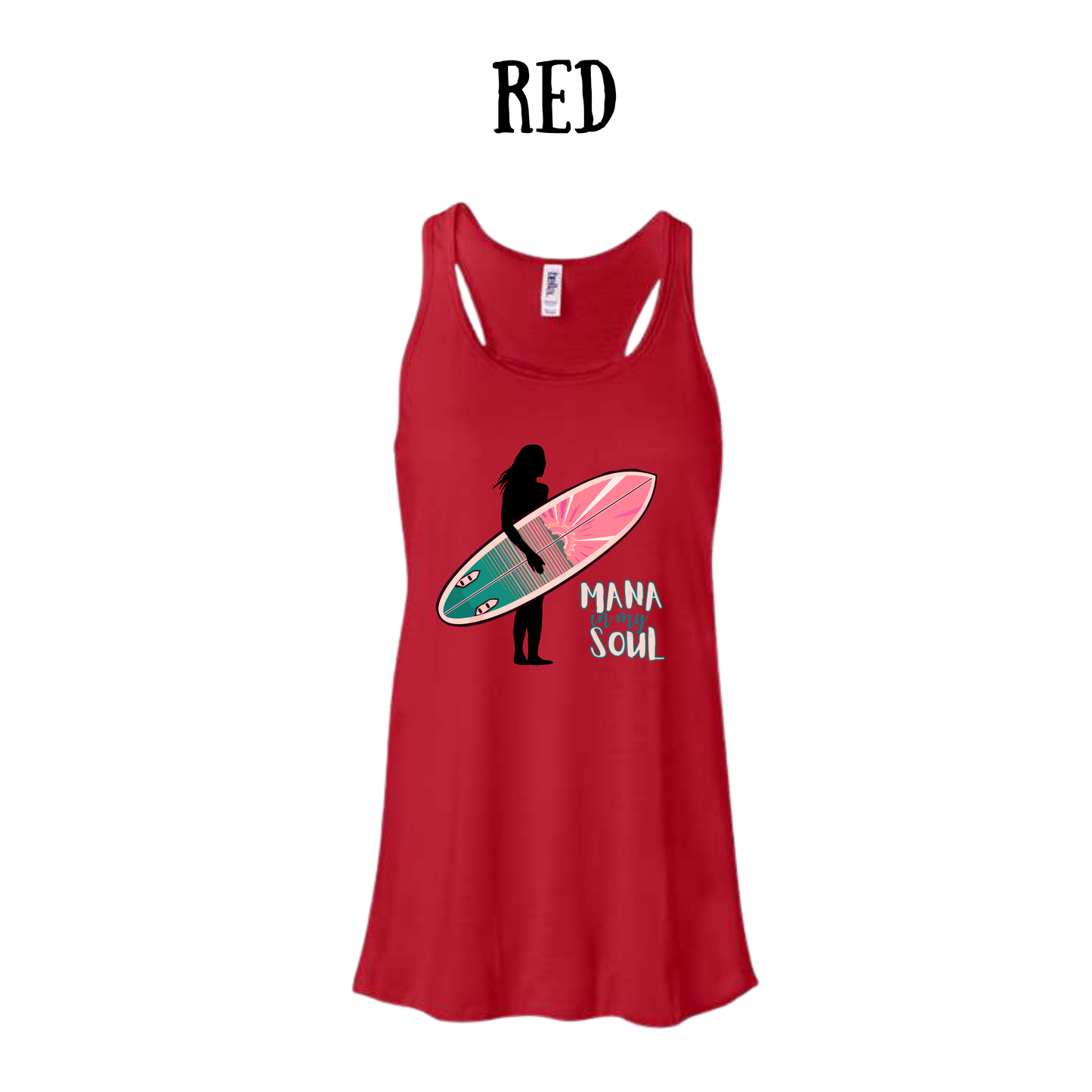 VP - Mana in My Soul - Women's Flowy Racerback Tank