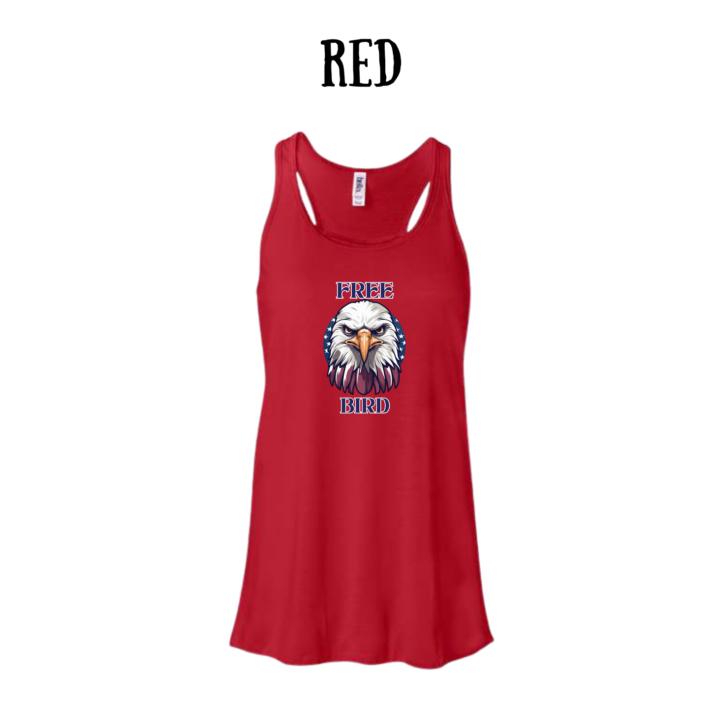 PP - Free Bird - Women's Flowy Racerback Tank