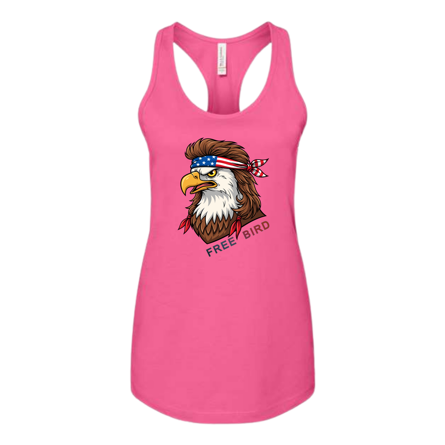Rockin Free Bird - Bella+Canvas - Women's Jersey Racerback Tank