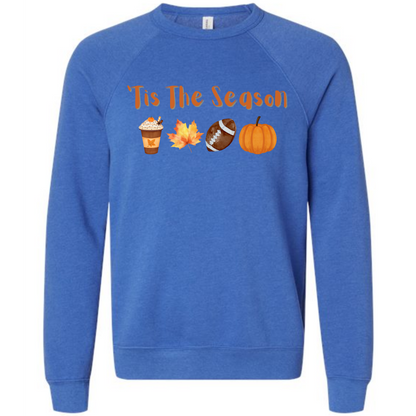 HP - 'Tis the Season - Fall - Sponge Fleece Raglan Sweatshirt - Blues, Purples
