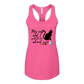 My Cat and I spill the tea about you - Bella+Canvas - Women's Jersey Racerback Tank