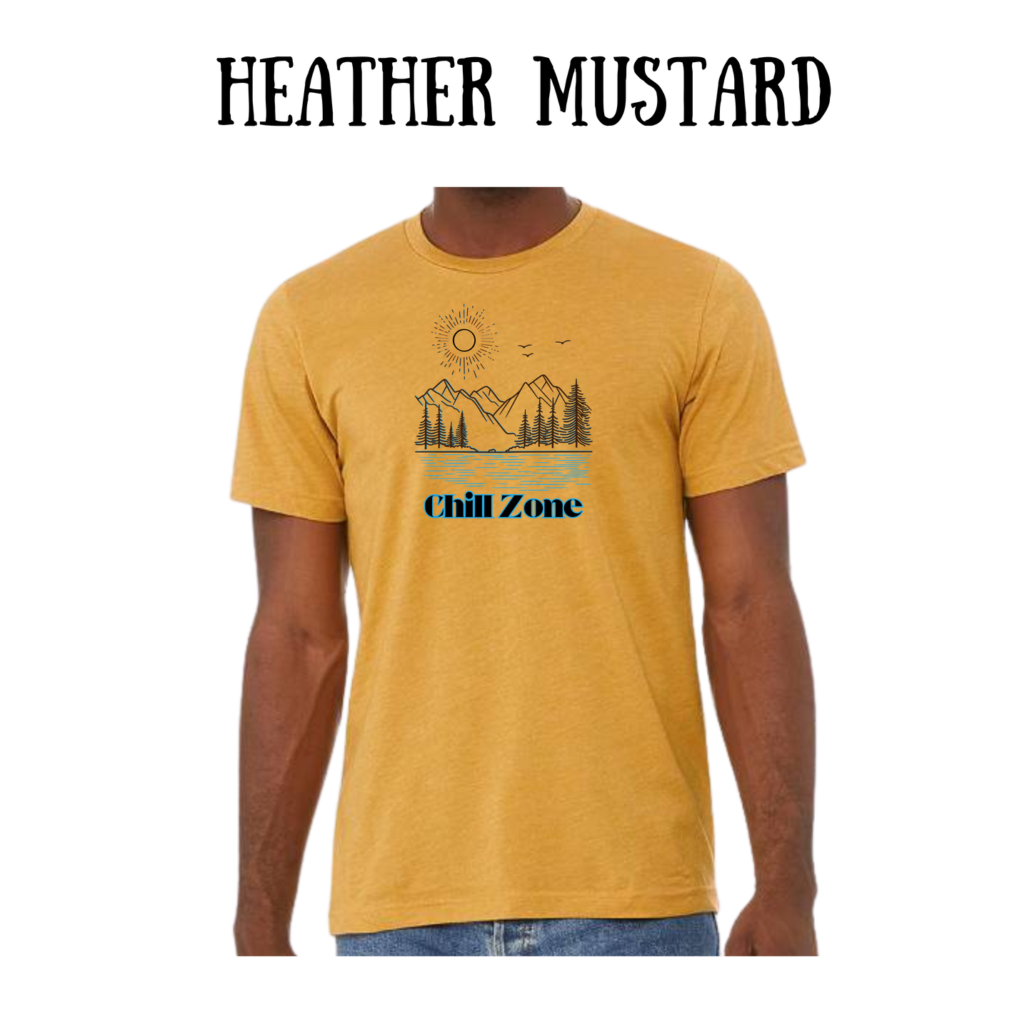 CP - Chill Zone - Unisex Tee - Yellows, Oranges, Reds