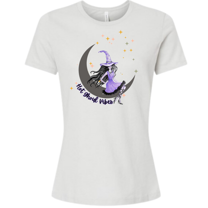 HP - Hot Ghoul Vibes - Women's Relaxed Fit Tee - Neutrals