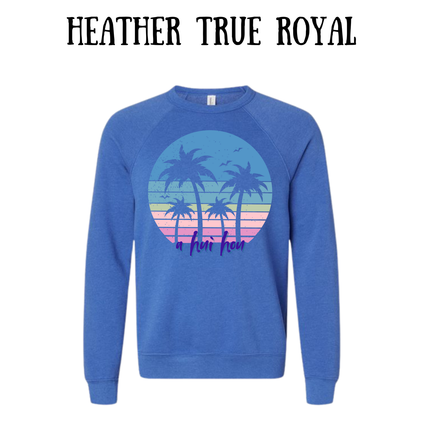 VP - A Hui Hou - Sponge Fleece Raglan Sweatshirt - Blues, Purples