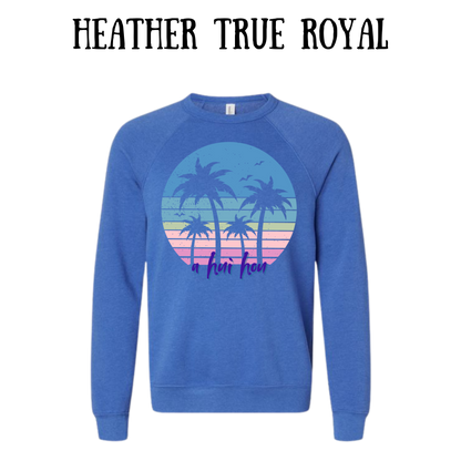VP - A Hui Hou - Sponge Fleece Raglan Sweatshirt - Blues, Purples