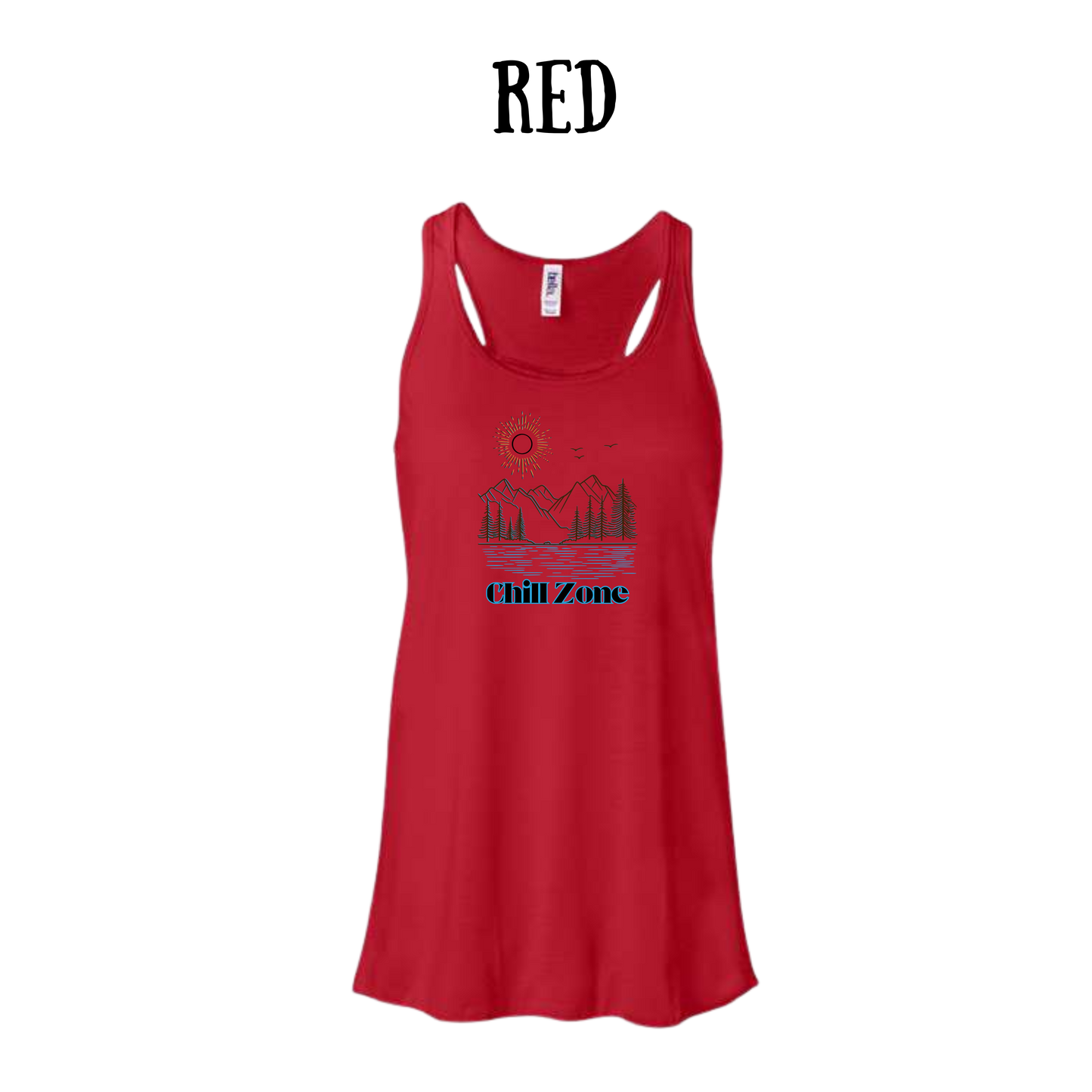 CP - Chill Zone - Women's Flowy Racerback Tank