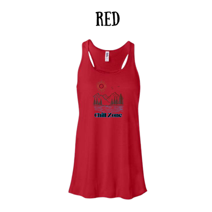 CP - Chill Zone - Women's Flowy Racerback Tank