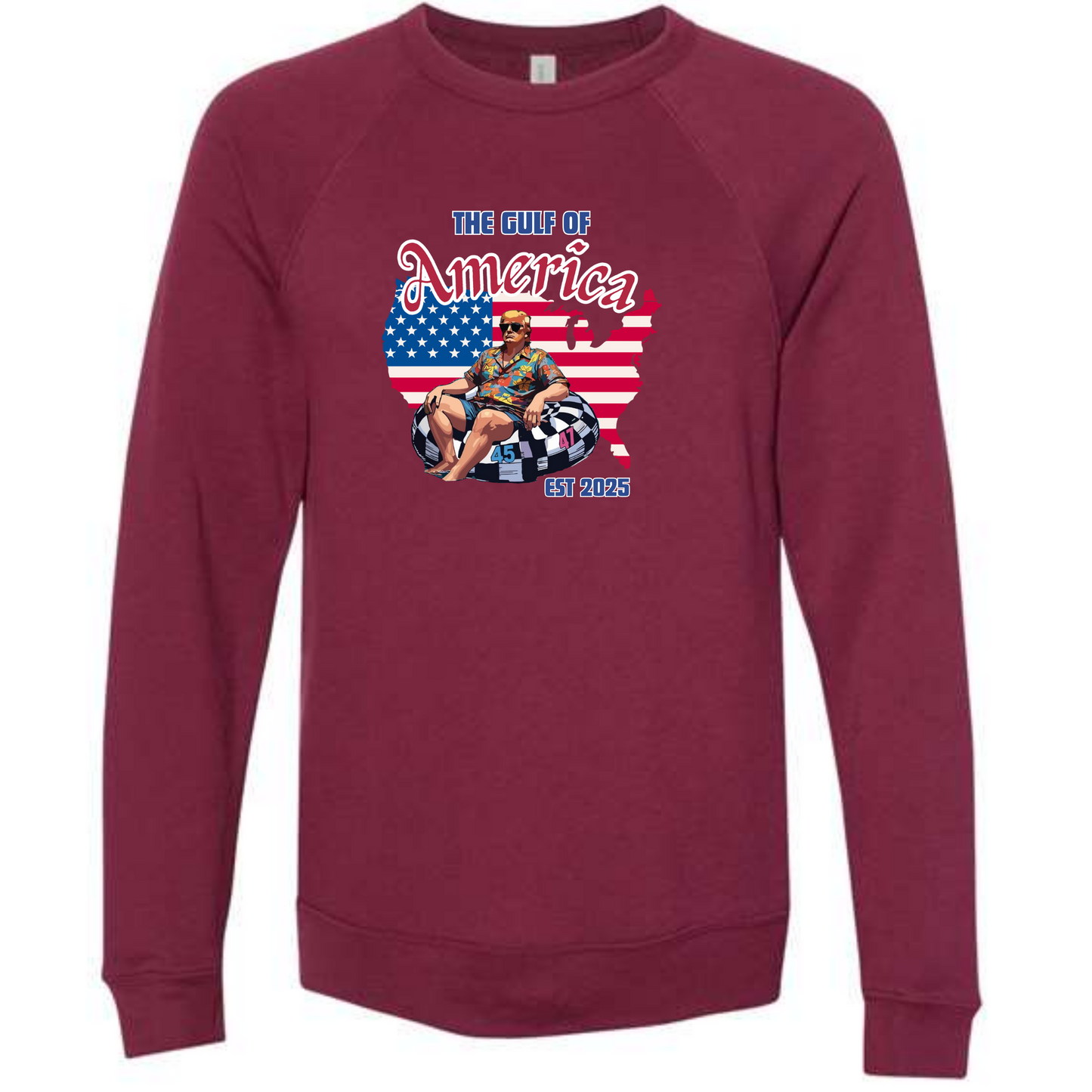 The Gulf of America - Sponge Fleece Raglan Sweatshirt - Assorted Colors