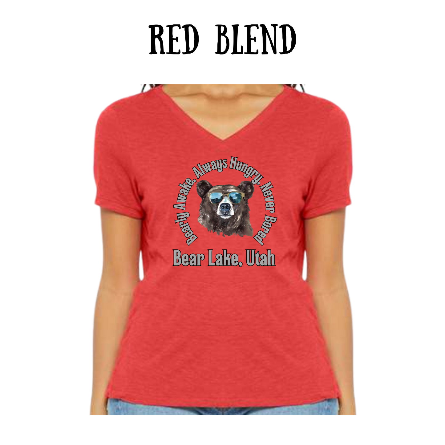 CP - Bear Lake Utah - Women's V-Neck - Assorted Colors