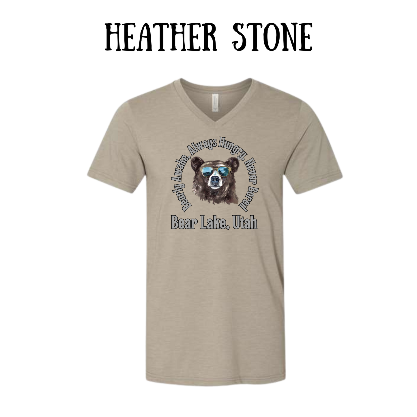 CP - Bear Lake Utah - Unisex V-Neck - Neutral Colors