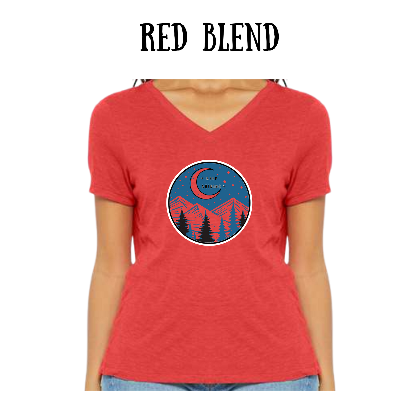 OP - Keep Shining - Women's V-Neck - Assorted Colors
