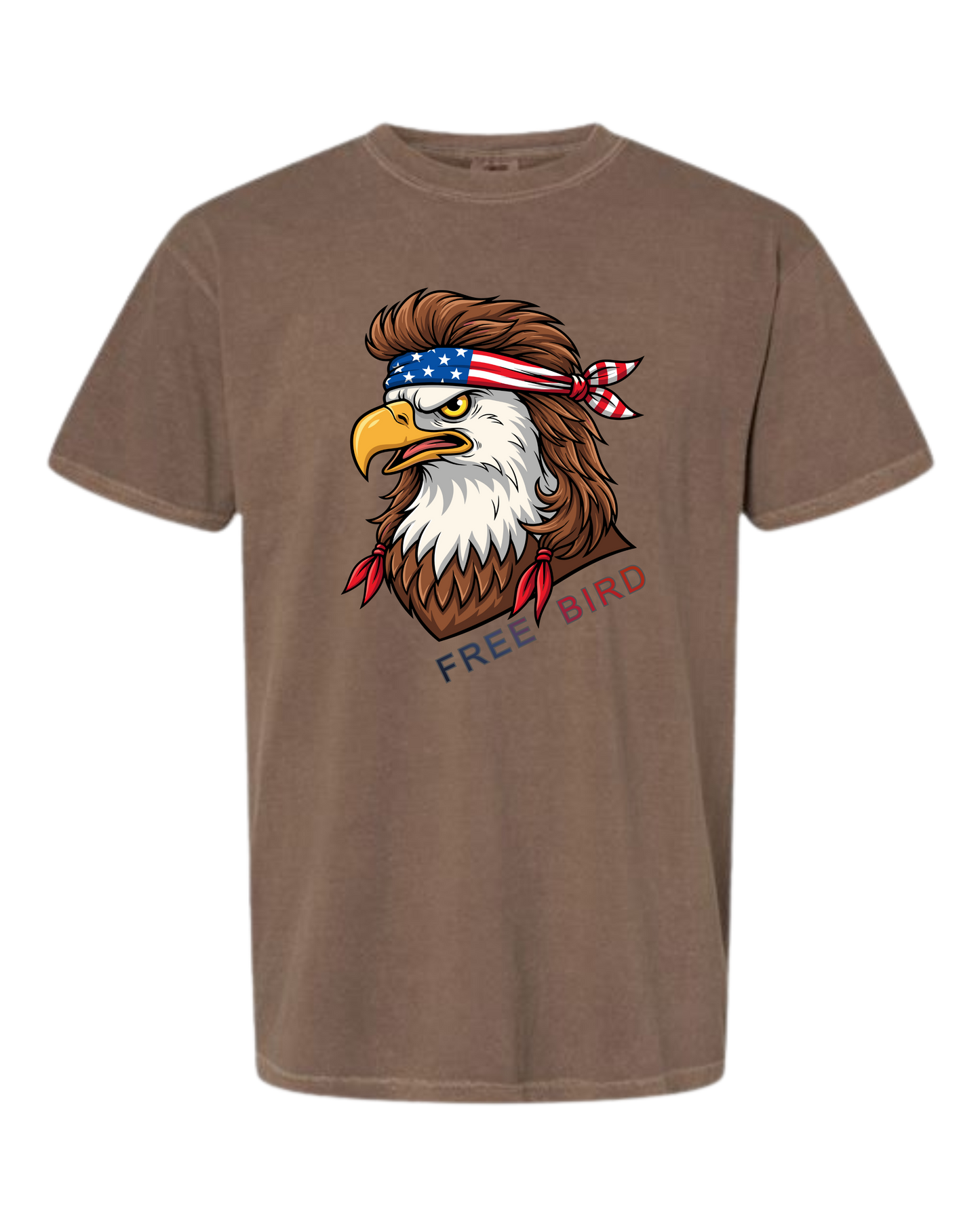 Rockin Free Bird - Comfort Colors - Heavyweight Unisex Tee - Neutral Colors