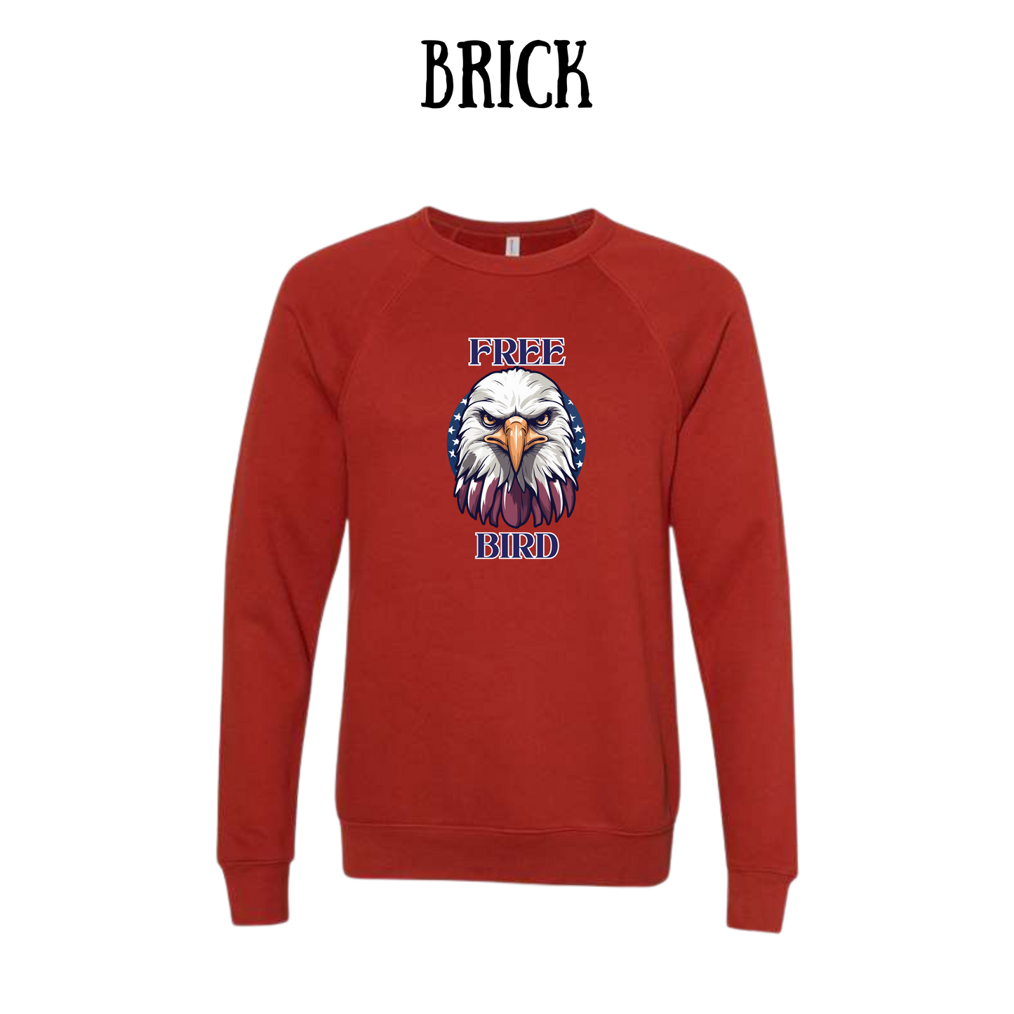 PP - Free Bird - Sponge Fleece Raglan Sweatshirt - Assorted Colors