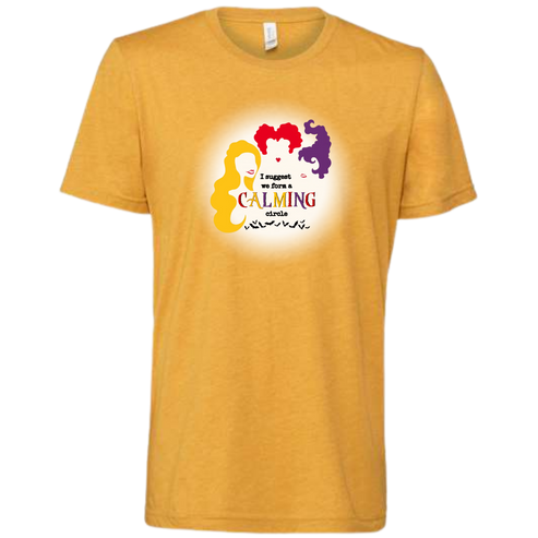 Calming Circle - Unisex Tee - Yellows