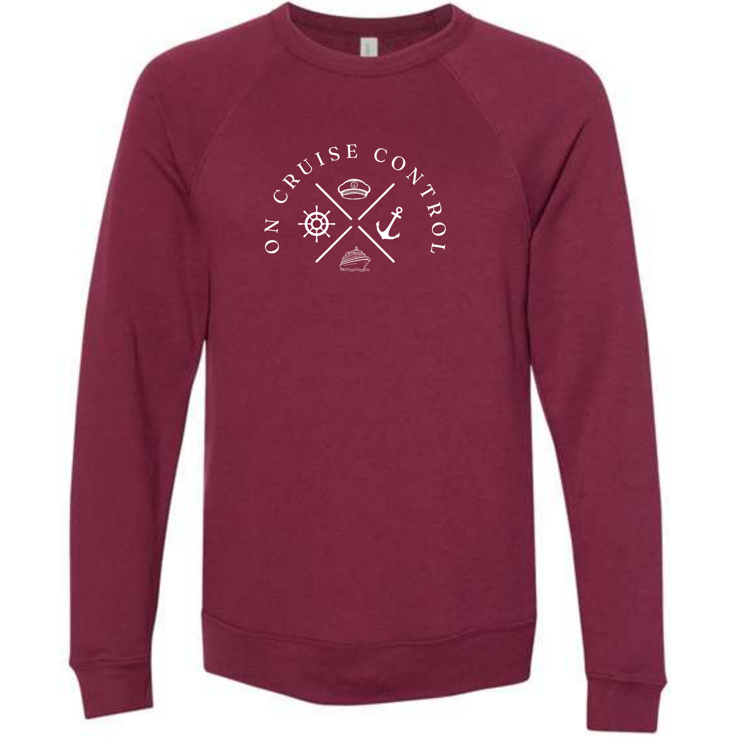 On Cruise Control - Sponge Fleece Raglan Sweatshirt - Assorted Colors
