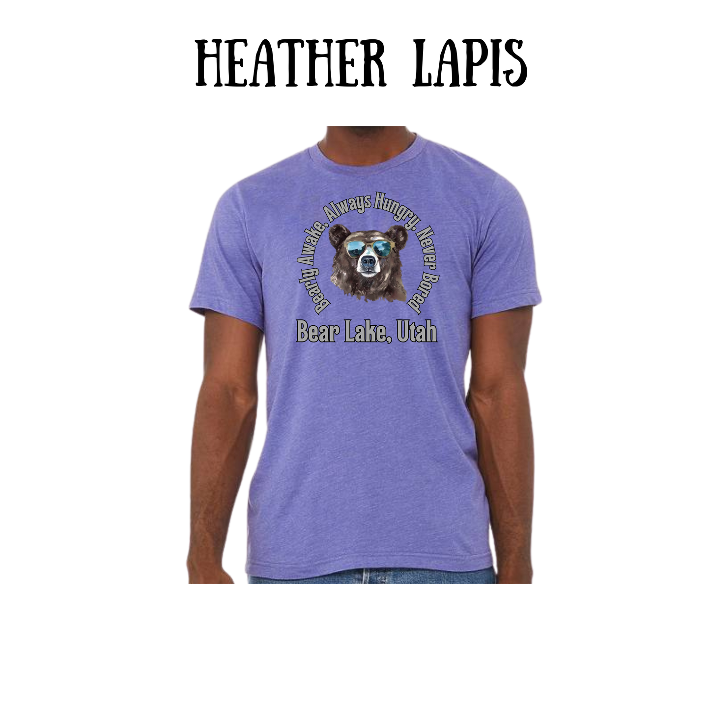 CP - Bear Lake Utah - Unisex Tee - Pinks, Purples, Neutrals