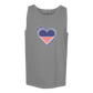 One Nation One Heart - Comfort Colors - Unisex Tank - Neutral Colors & Blues