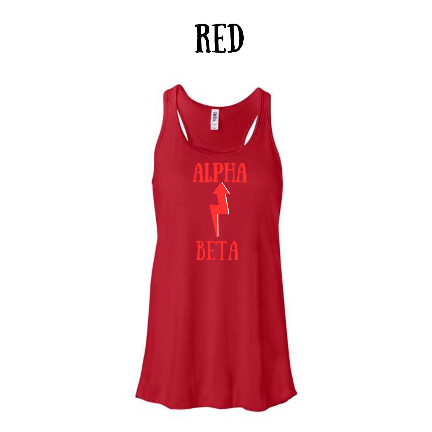 BP - Beta to Alpha - Women's Flowy Racerback Tank