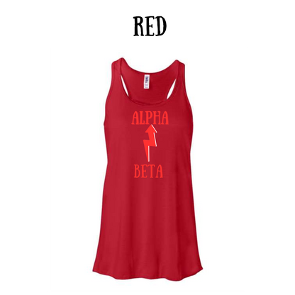 BP - Beta to Alpha - Women's Flowy Racerback Tank