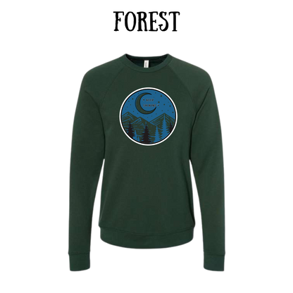 CP - Keep Shining - Sponge Fleece Raglan Sweatshirt - Greens, Neutrals