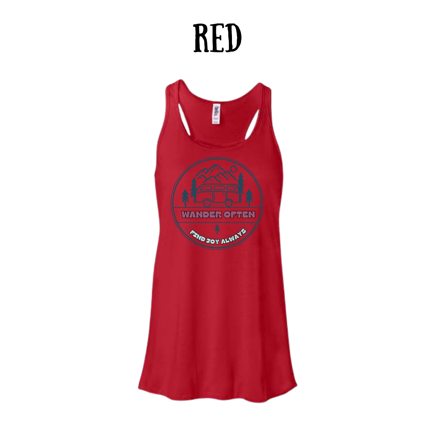 CP - Wander Often - Women's Flowy Racerback Tank