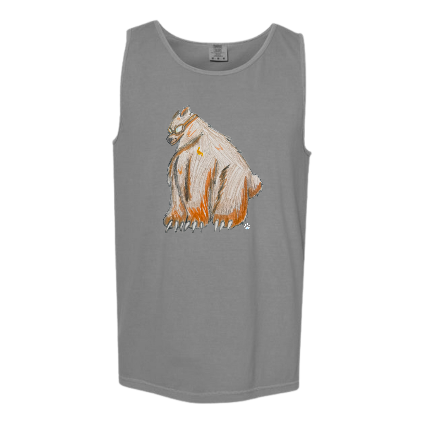 Muscle Bear - Comfort Colors - Unisex Tank - Neutral Colors & Blues