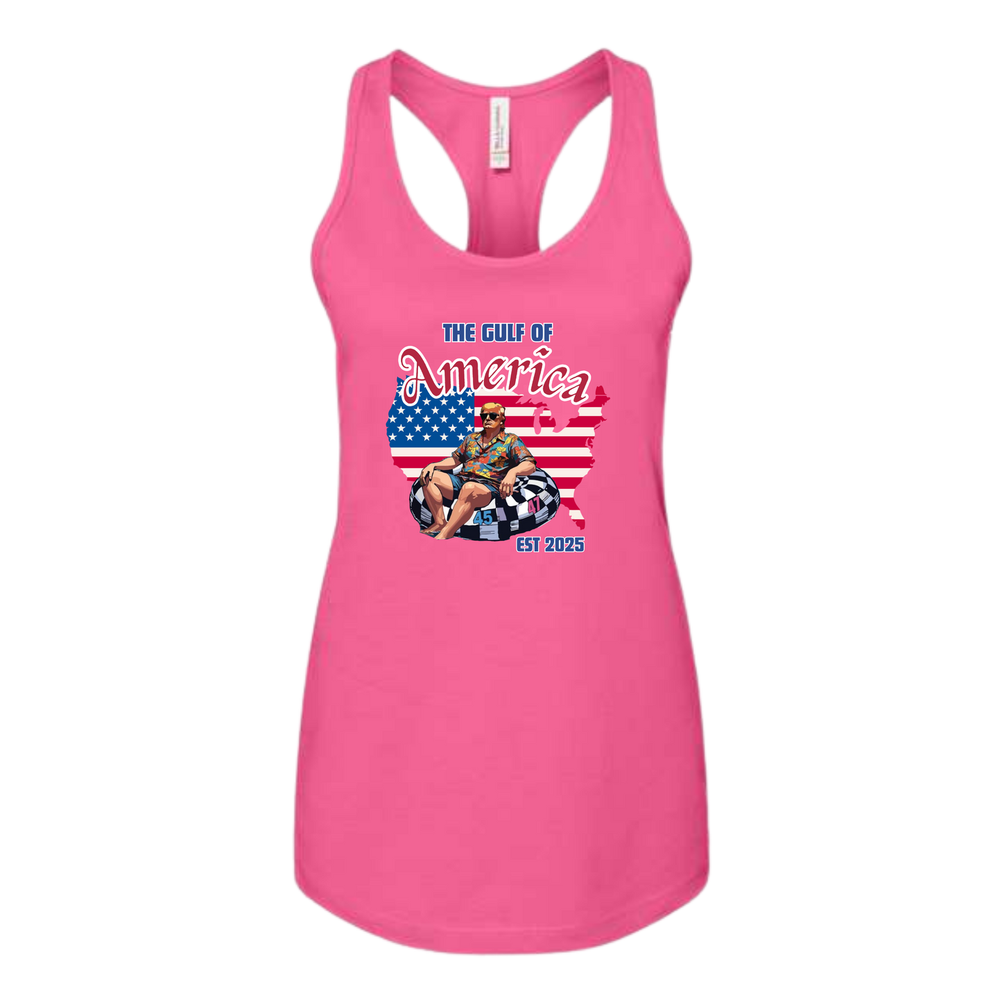 The Gulf of America - Bella+Canvas - Women's Jersey Racerback Tank