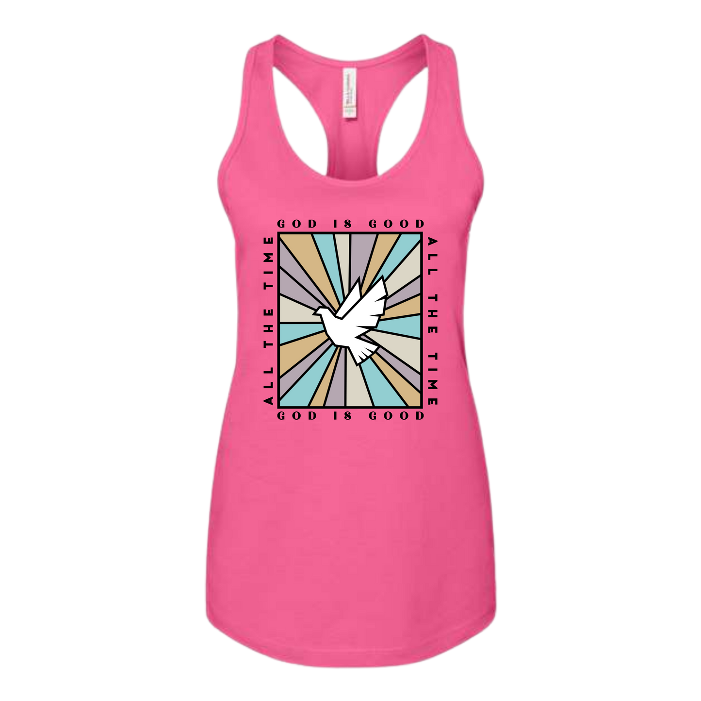 God Is Good - Bella+Canvas - Women's Jersey Racerback Tank