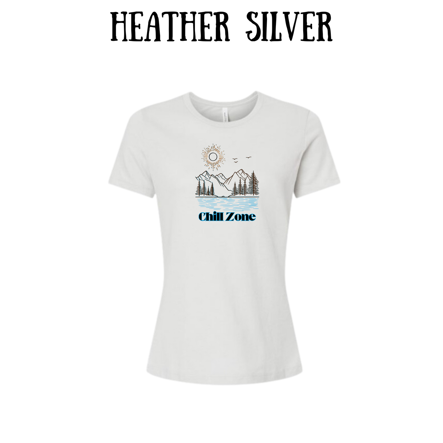 CP - Chill Zone - Women's Relaxed Fit Tee - Neutrals