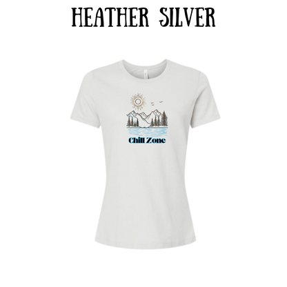 CP - Chill Zone - Women's Relaxed Fit Tee - Neutrals