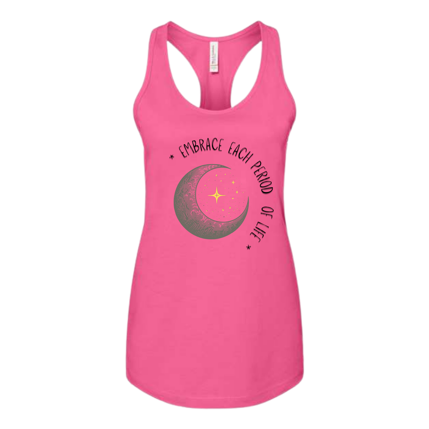 Embrace Each Period of Life - Bella+Canvas - Women's Jersey Racerback Tank