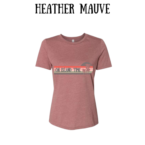 VP - On Island Time - Women's Relaxed Fit Tee - Assorted Colors