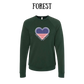 PP - One Nation One Heart - Sponge Fleece Raglan Sweatshirt - Greens, Neutrals
