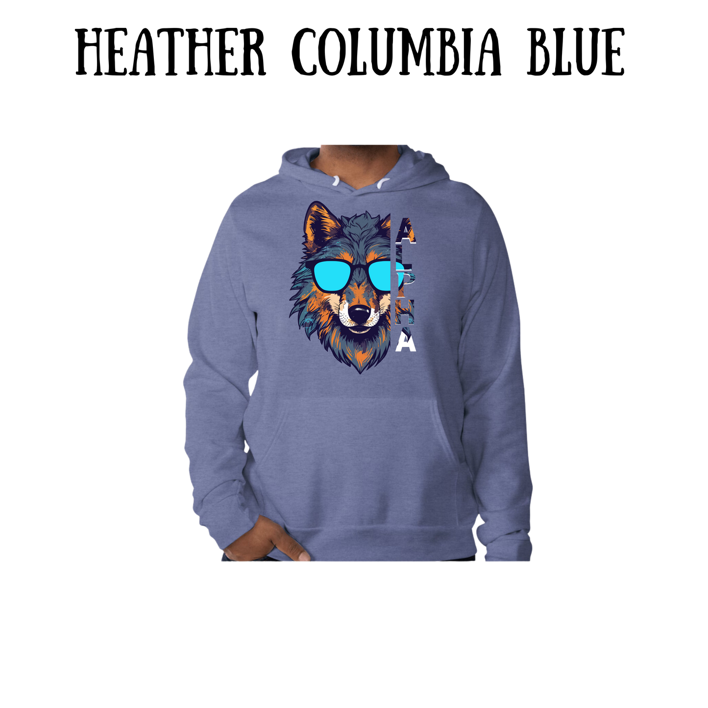 BP - Alpha - Sponge Fleece Hoodie - Blues, Purples