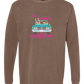 Get in Loser We're Playing Mahjong - Comfort Colors - Heavyweight Long Sleeve Tee - Neutral Colors
