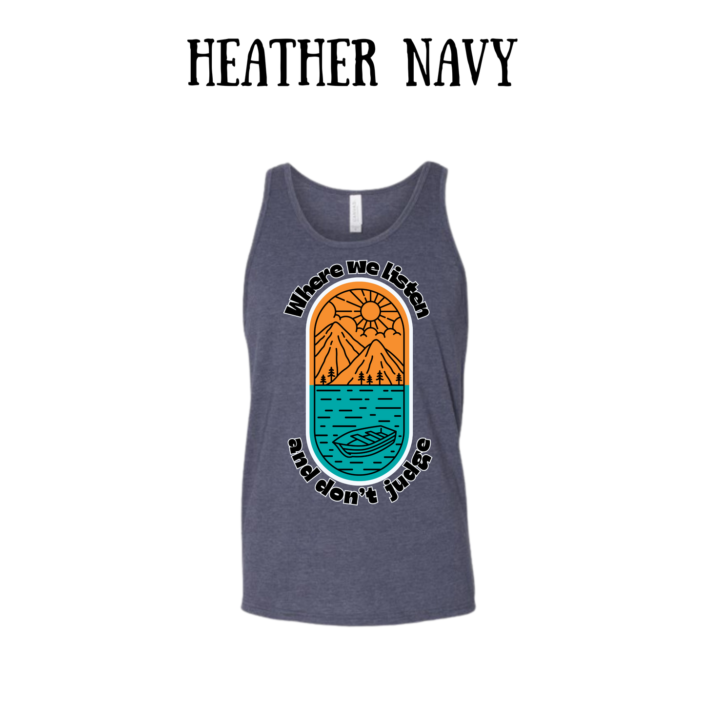 CP - Where We Listen and Don't Judge - Unisex Tank