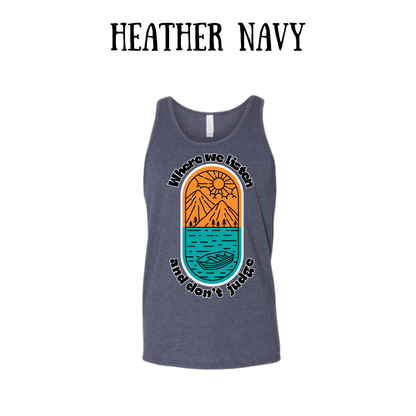 CP - Where We Listen and Don't Judge - Unisex Tank