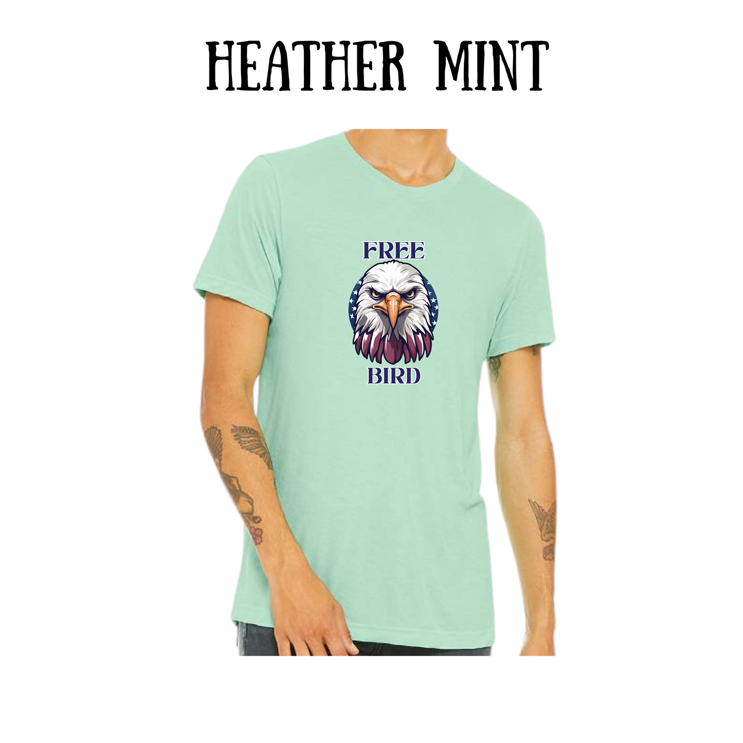 PP - Free Bird - Unisex Tee - Greens