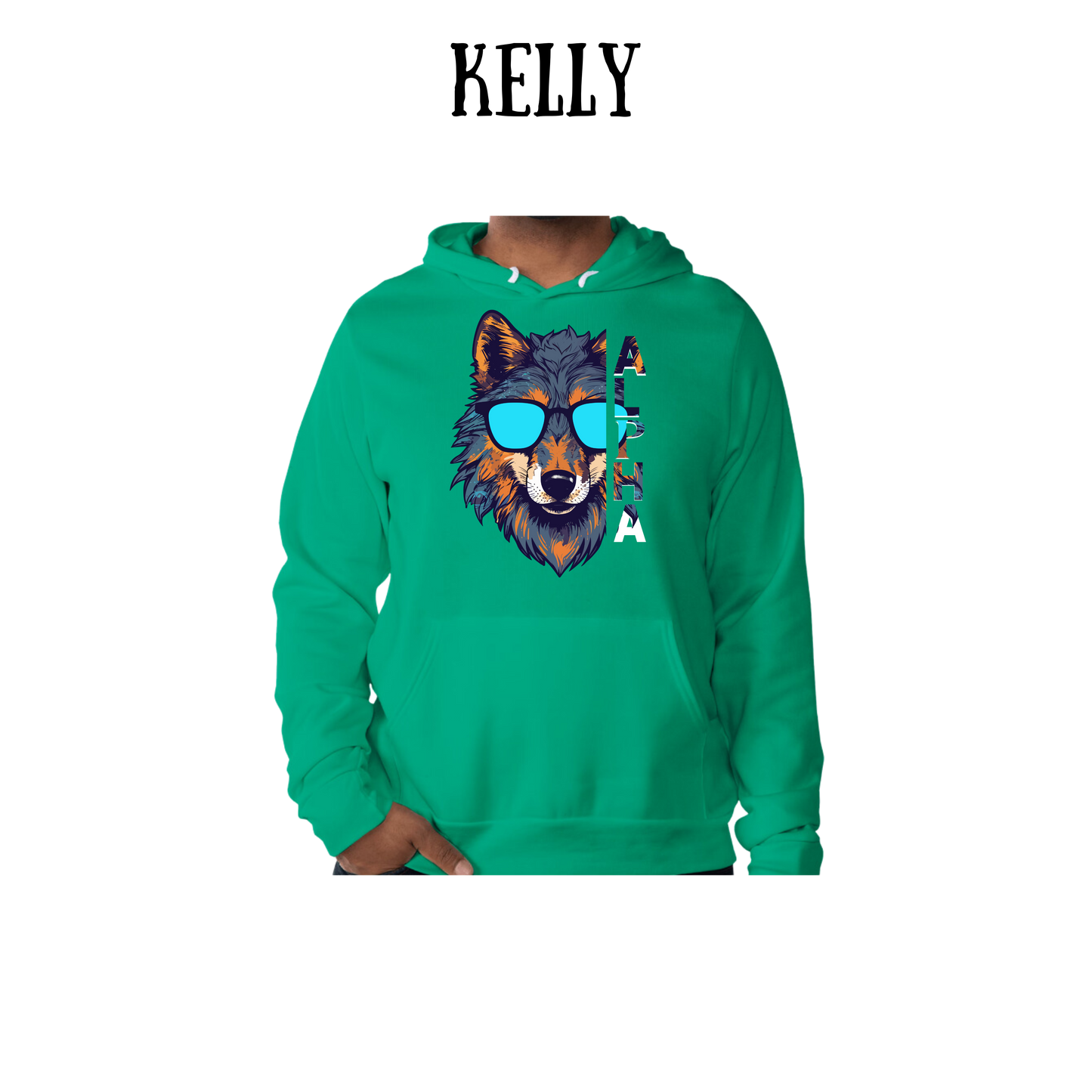 BP - Alpha - Sponge Fleece Hoodie - Greens, Neutrals